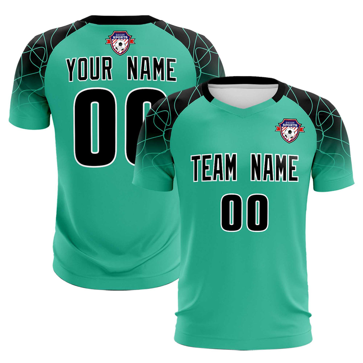 Custom Green Classic Soccer Training Sets Jersey For Adults/Kids