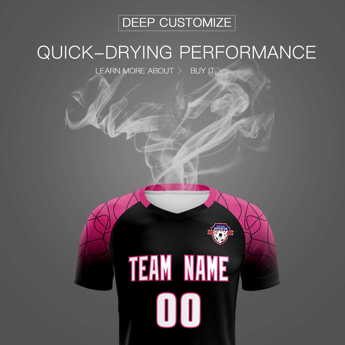 Custom Black Classic Soccer Training Sets Jersey For Adults/Kids