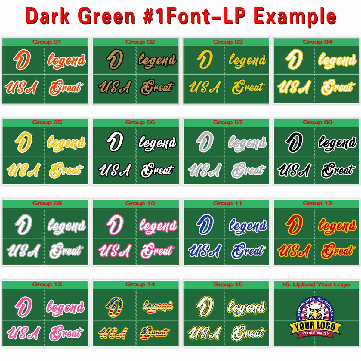 Custom Green Gold-Kelly Green Curved Eaves Sport Design Baseball Cap