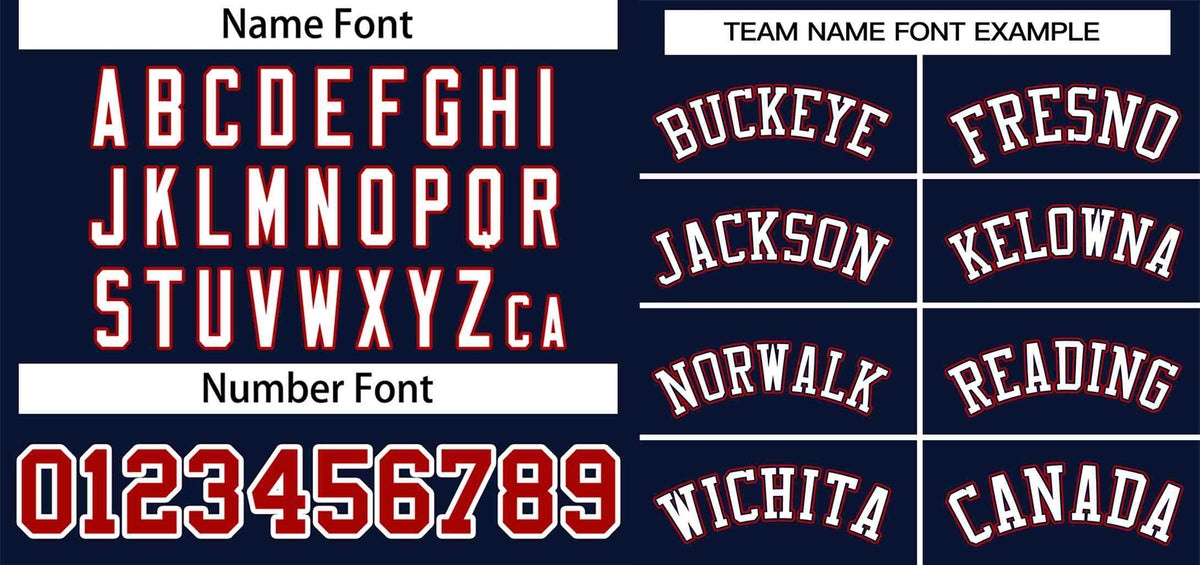 Custom Navy White-Red Classic Style Authentic Two-Button Baseball Jersey