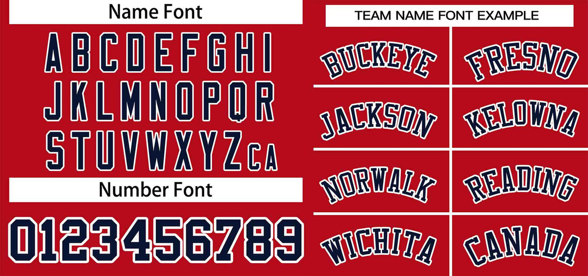 Custom Red Navy-White Classic Style Authentic Two-Button Baseball Jersey