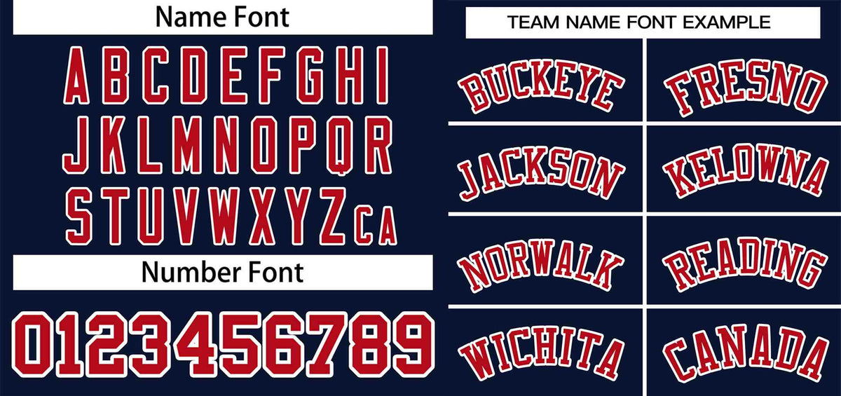 Custom Navy Red Classic Style Authentic Two-Button Baseball Jersey