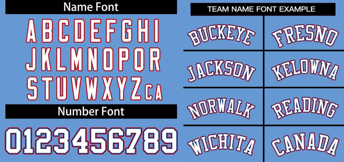 Custom Light Blue White-Red Classic Style Authentic Two-Button Baseball Jersey