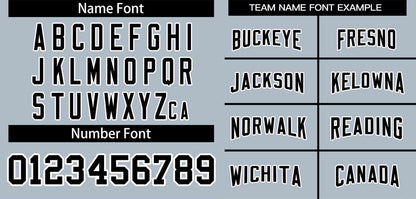Custom Silver Black-White Classic Style Authentic Football Jersey