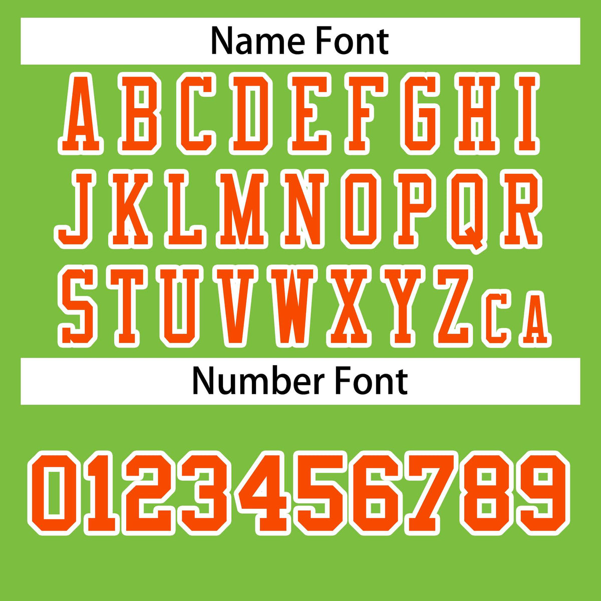 Custom Neon Green Orange-White Classic Style Authentic Football Jersey