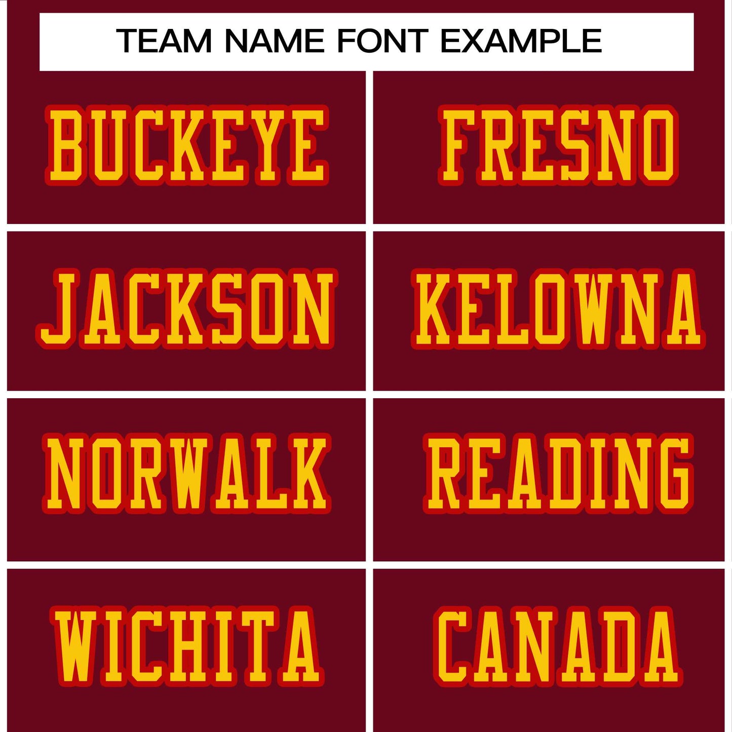 Custom Burgundy Gold-Red Classic Style Authentic Football Jersey