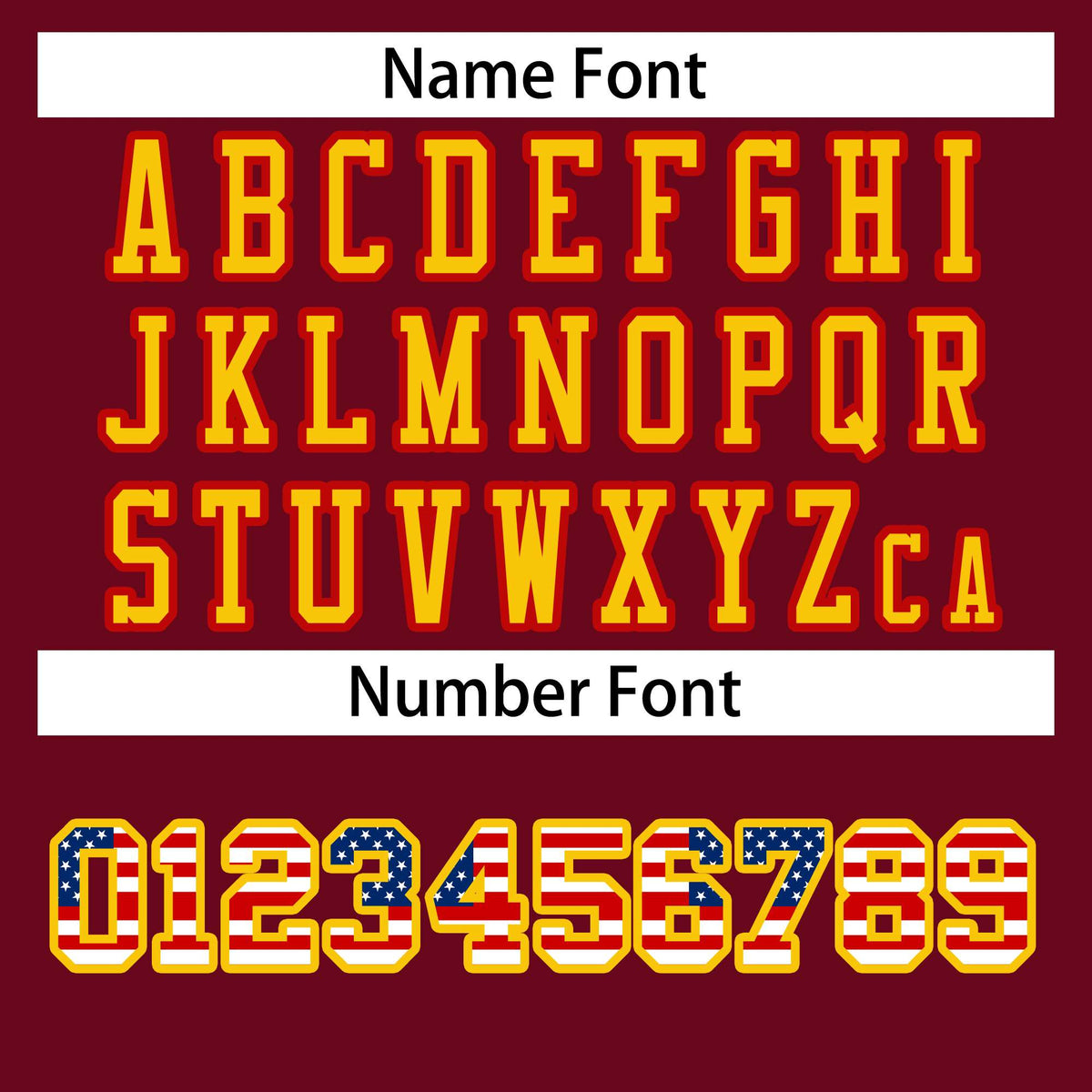 Custom Burgundy Gold-Red Classic Style Authentic Football Jersey