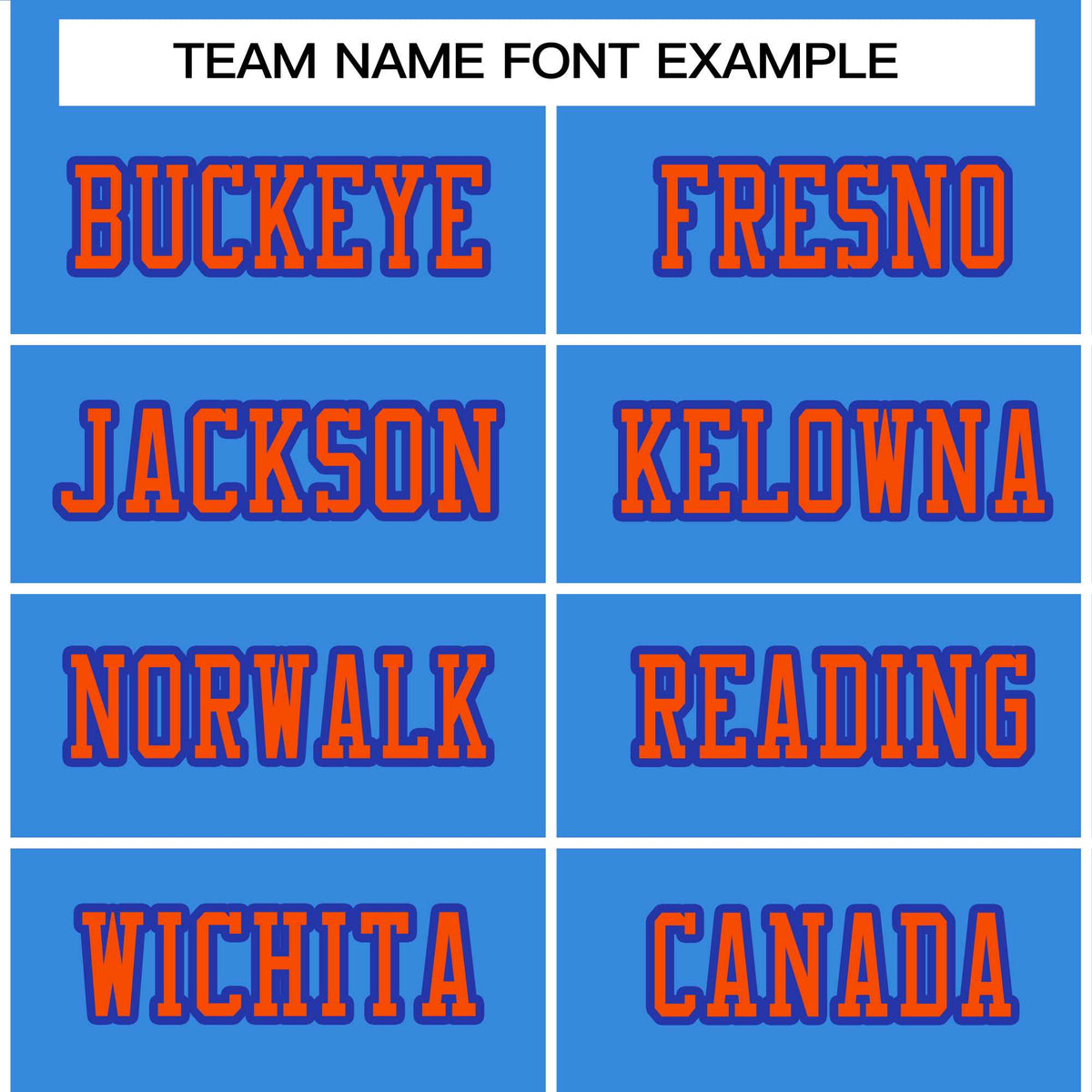 Custom Powder Blue Orange-Royal Classic Style Authentic Football Jersey