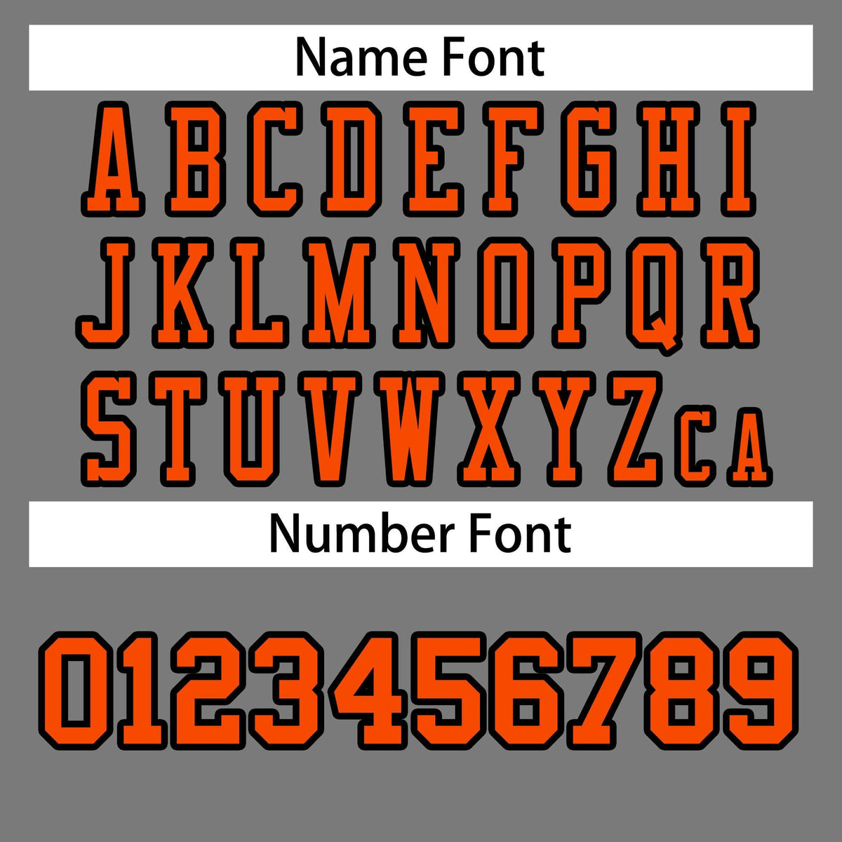 Custom Gray Orange-Black Classic Style Authentic Football Jersey