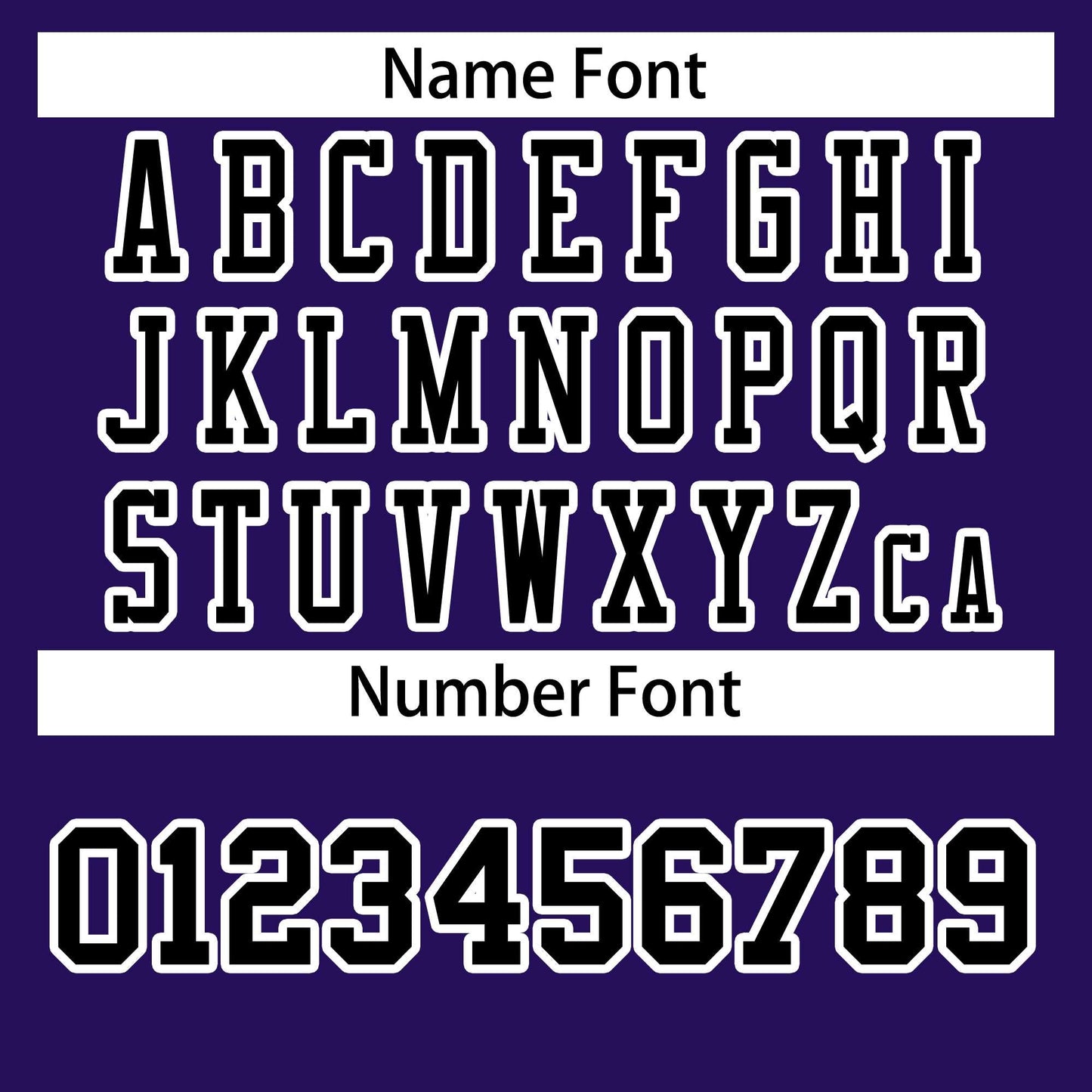 Custom Purple Black-White Classic Style Authentic Football Jersey