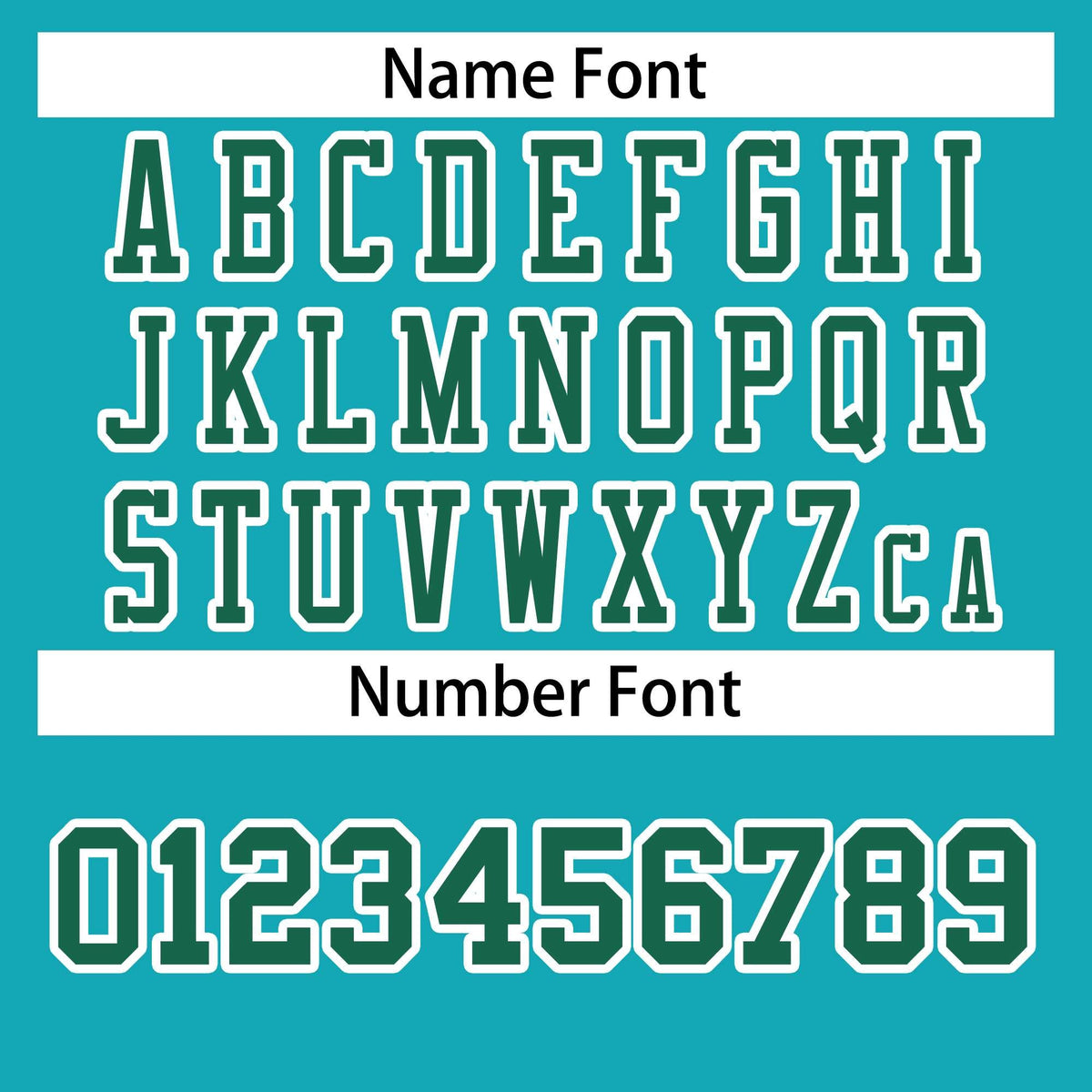 Custom Aqua Kelly Green-White Classic Style Authentic Football Jersey