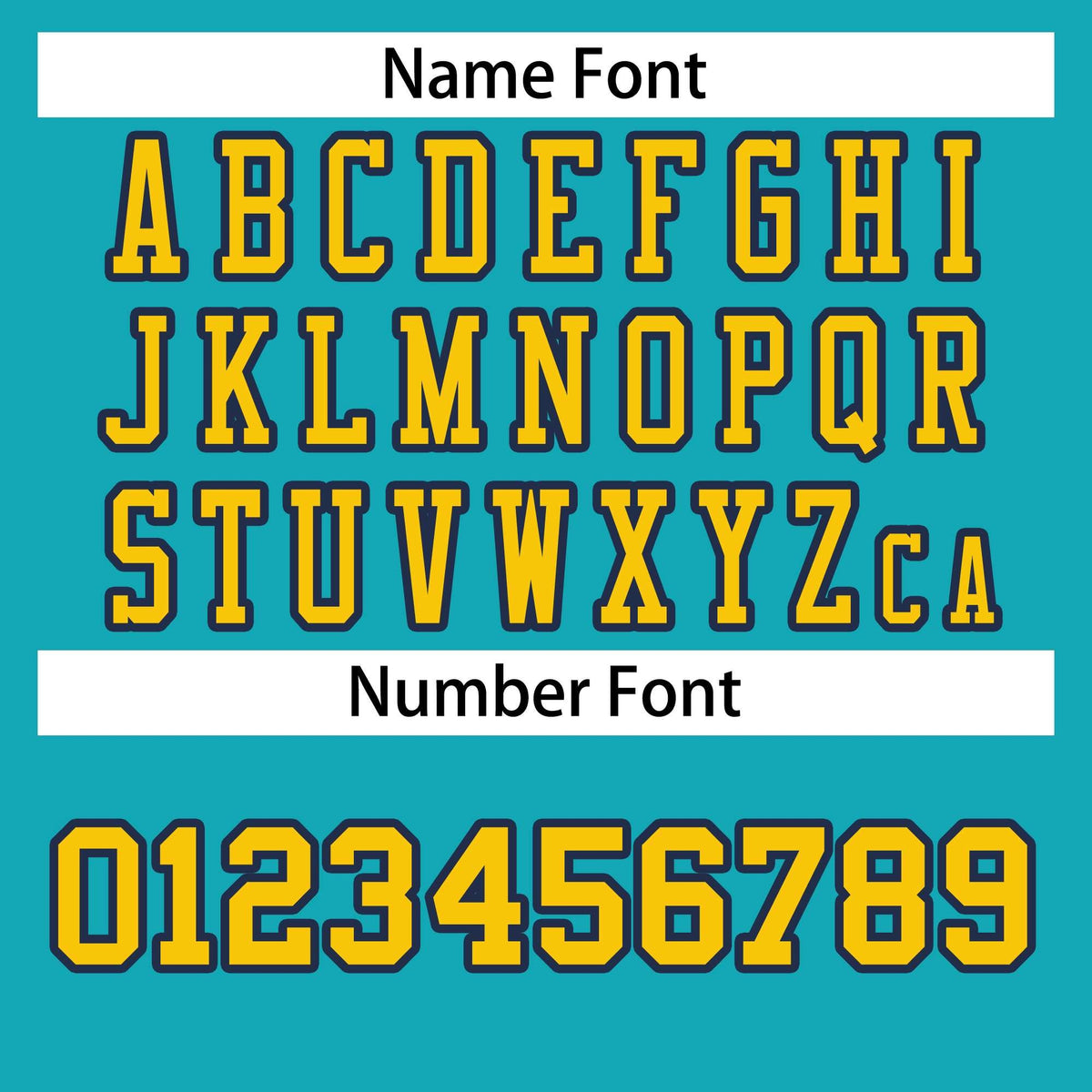 Custom Aqua Gold-Navy Classic Style Authentic Football Jersey