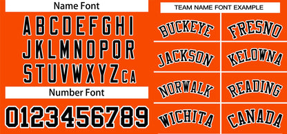 Custom Orange Classic Style Authentic Pullover Baseball Jersey