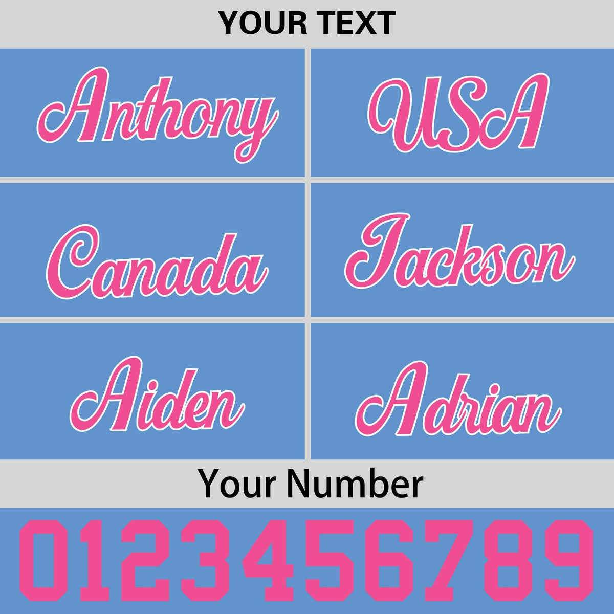 Custom Powder Blue 3D Puff Embroidery Flat Embroidery Casual Sport Baseball Cap