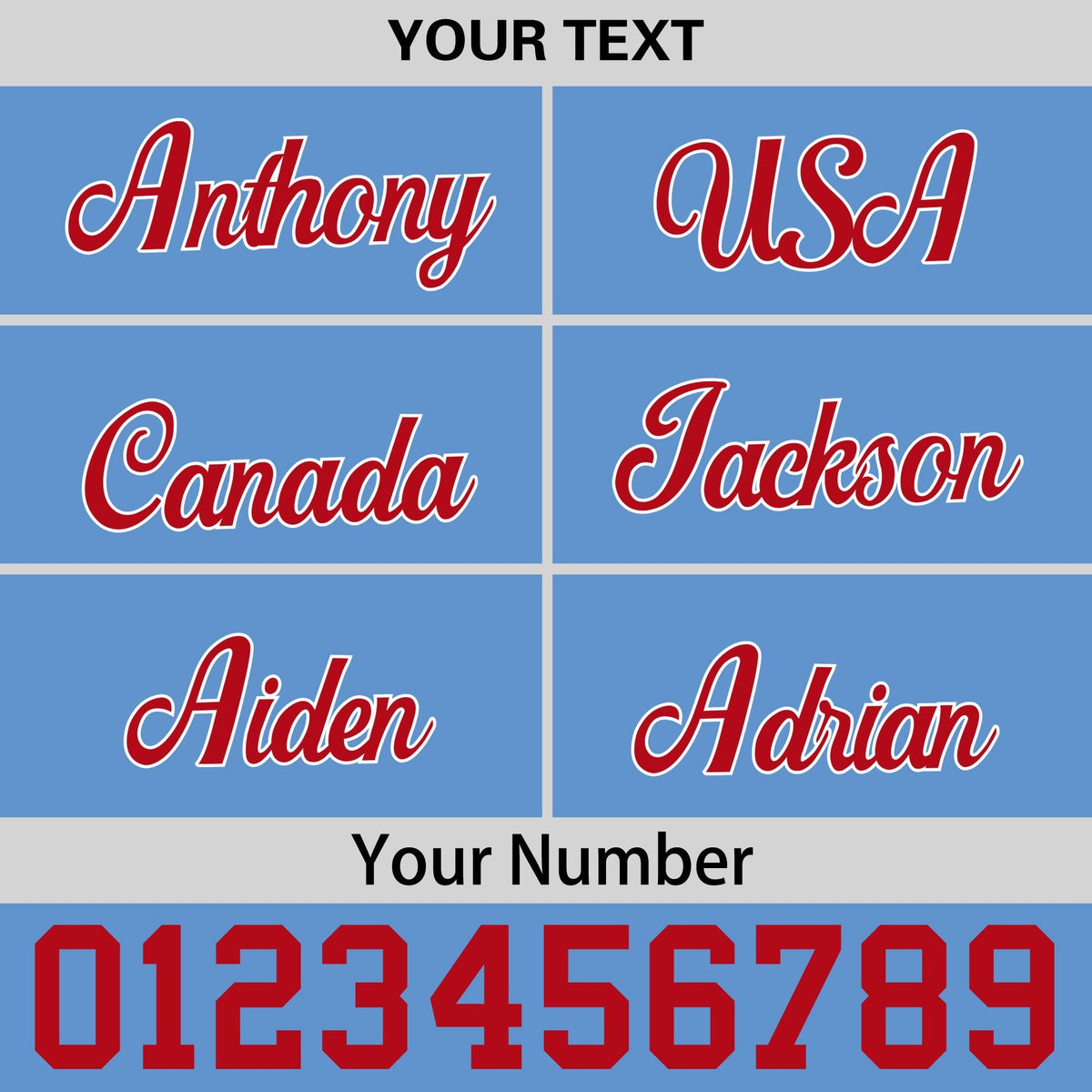 Custom Powder Blue 3D Puff Embroidery Flat Embroidery Casual Sport Baseball Cap