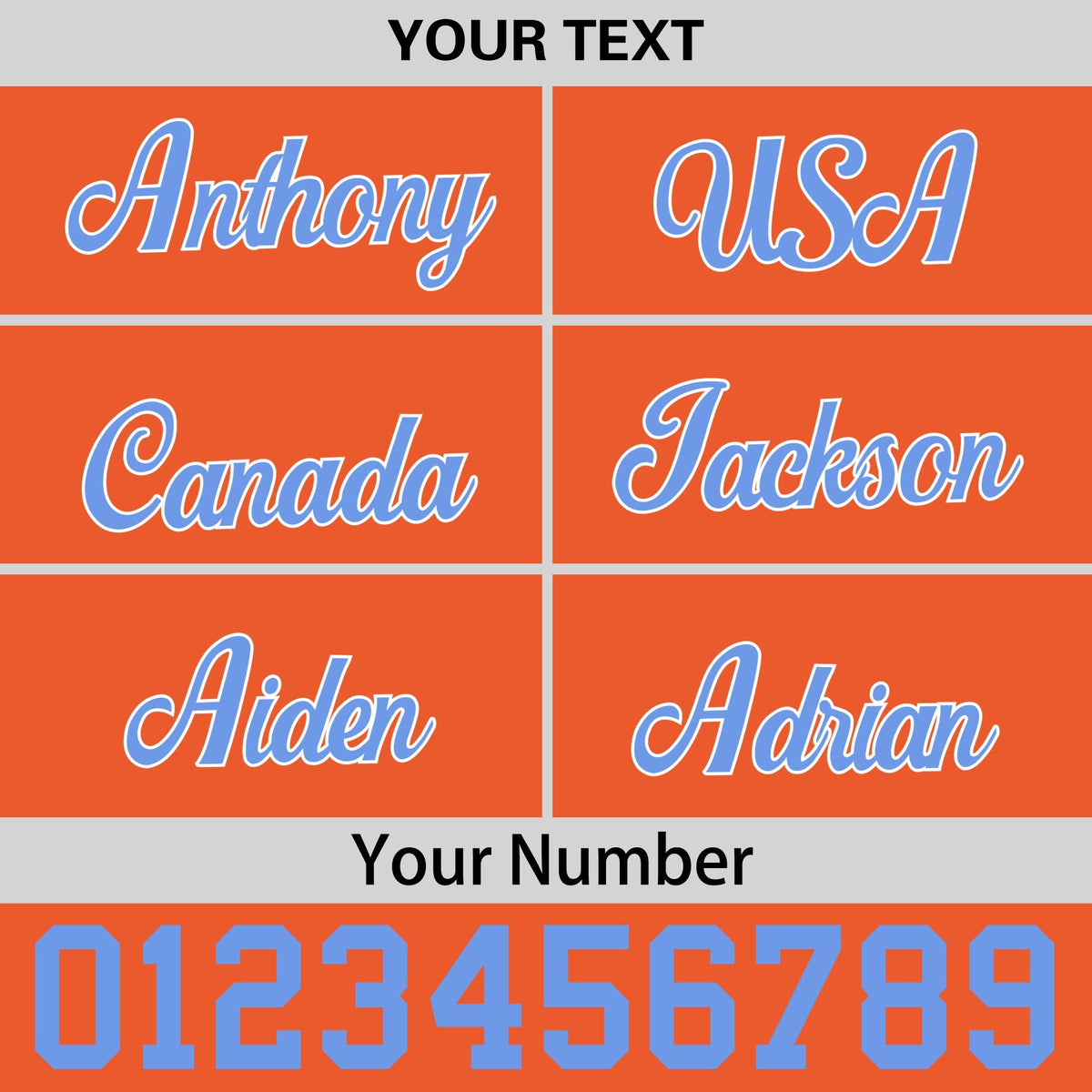 Custom Orange 3D Puff Embroidery Flat Embroidery Casual Sport Baseball Cap