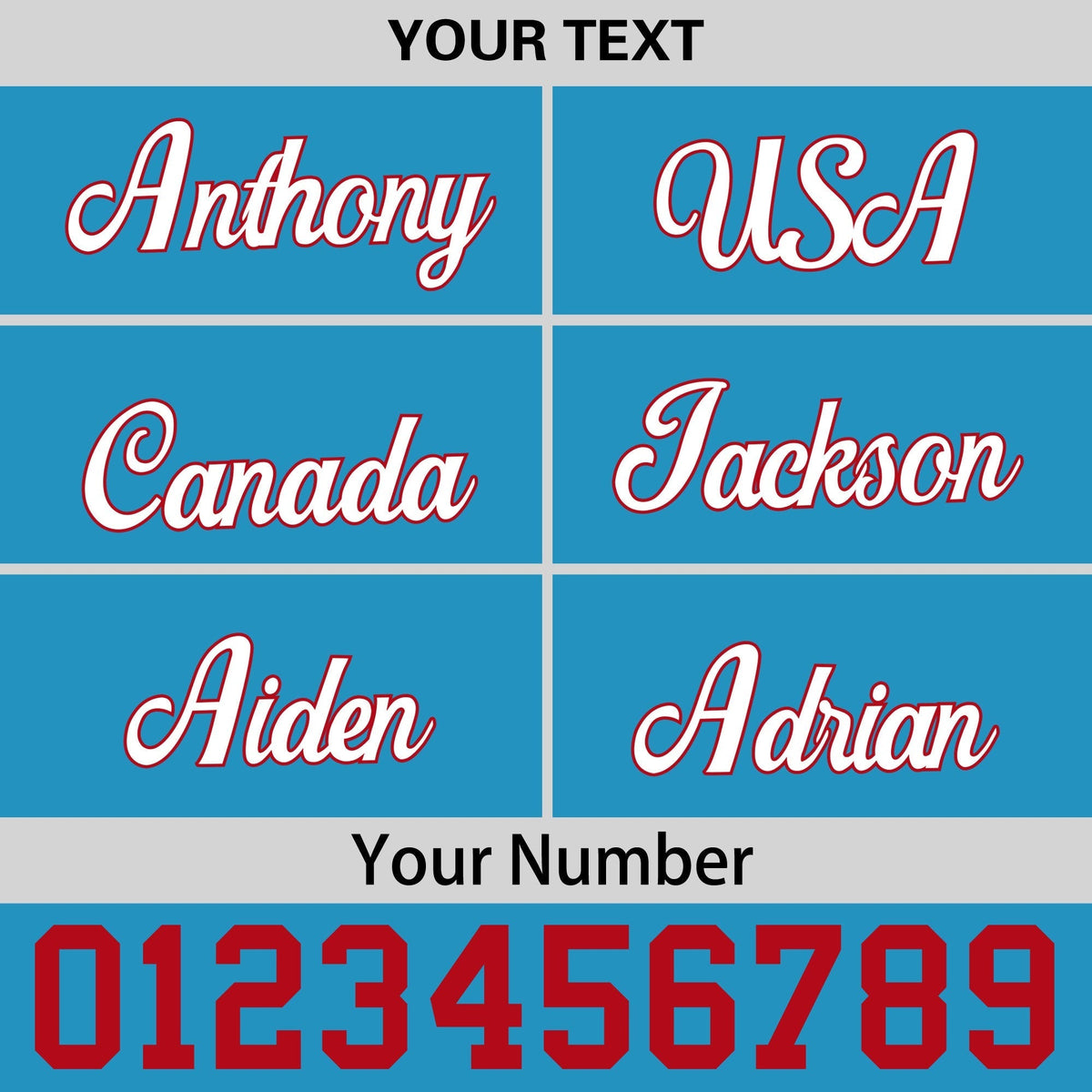 Custom Light Blue 3D Puff Embroidery Flat Embroidery Casual Sport Baseball Cap