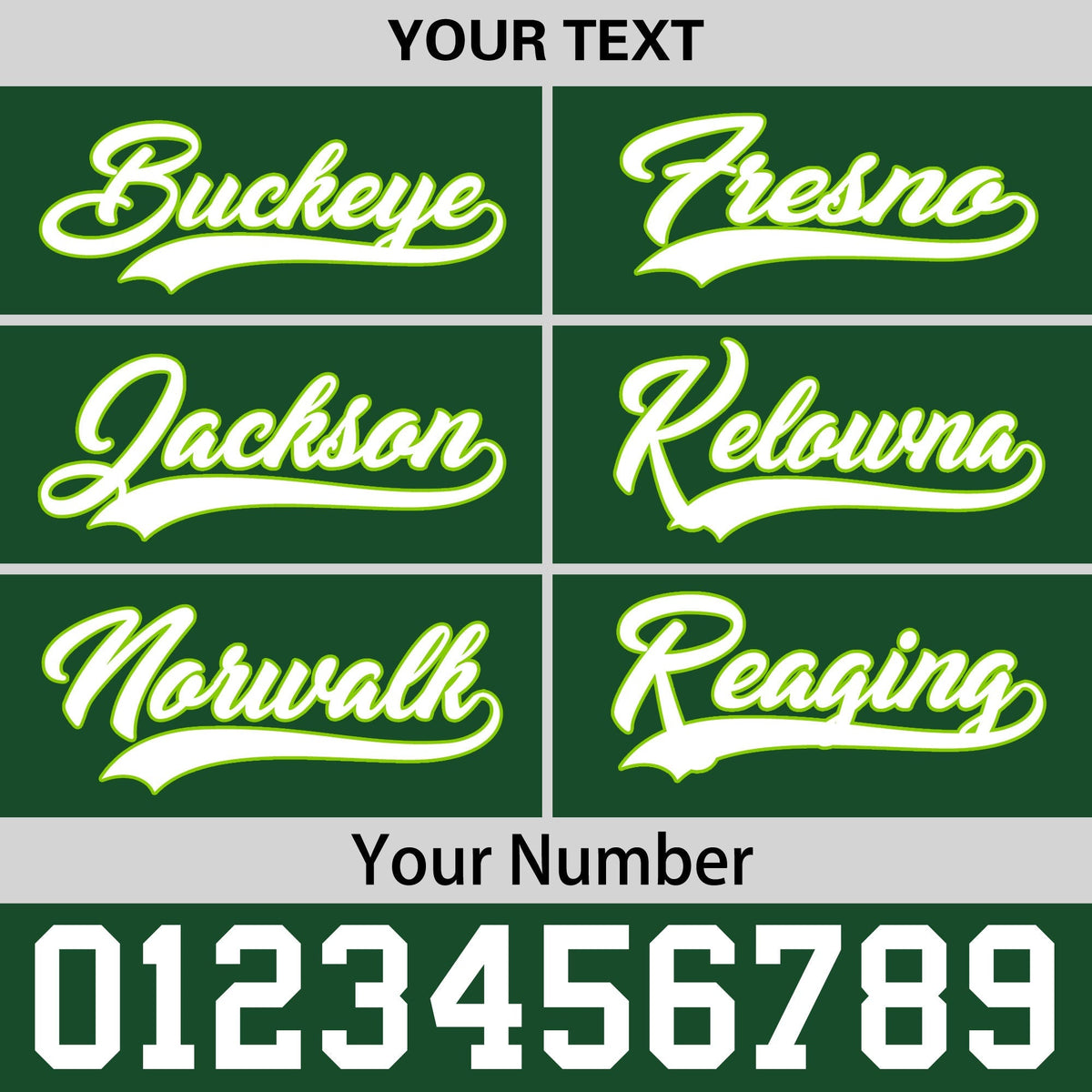 Custom Green 3D Puff Embroidery Flat Embroidery Casual Sport Baseball Cap