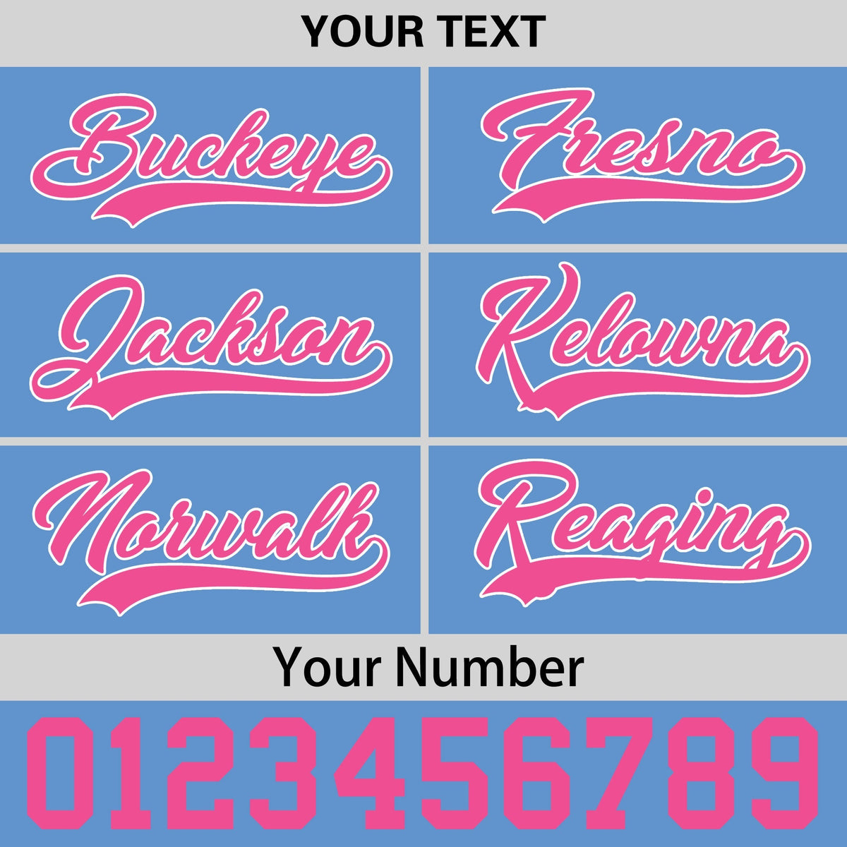 Custom Powder Blue 3D Puff Embroidery Flat Embroidery Casual Sport Baseball Cap