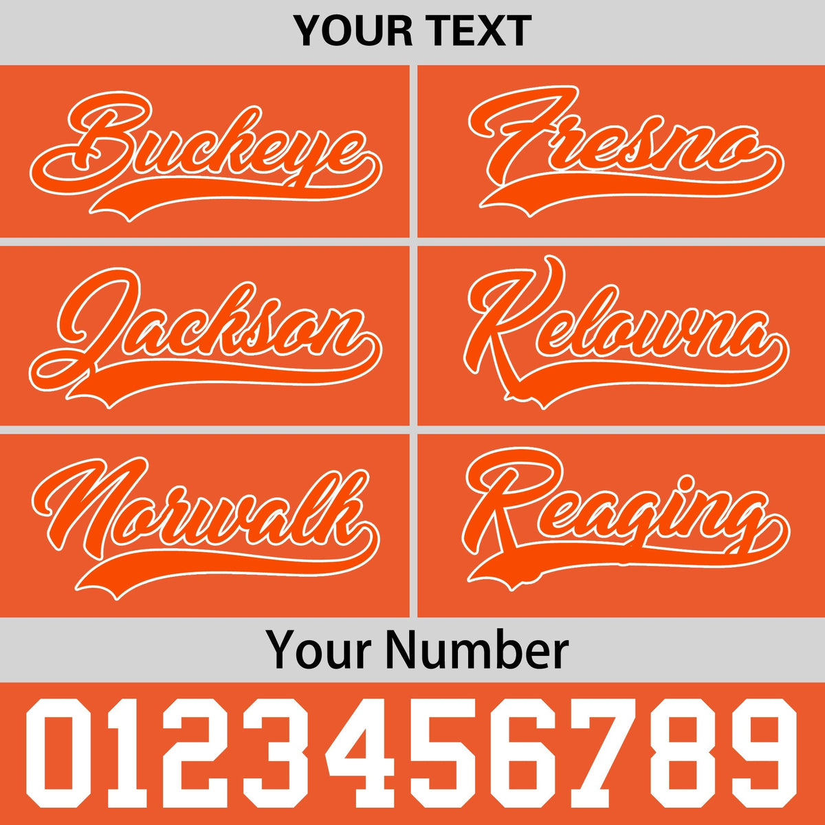 Custom Orange 3D Puff Embroidery Flat Embroidery Casual Sport Baseball Cap