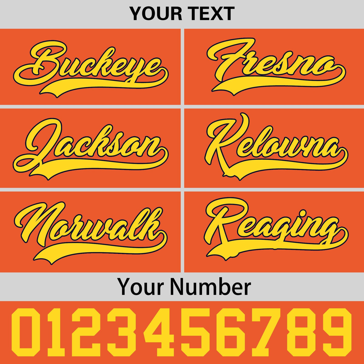 Custom Orange 3D Puff Embroidery Flat Embroidery Casual Sport Baseball Cap