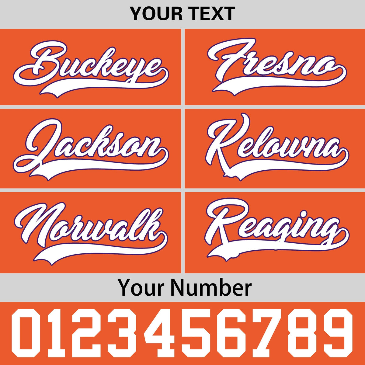 Custom Orange 3D Puff Embroidery Flat Embroidery Casual Sport Baseball Cap