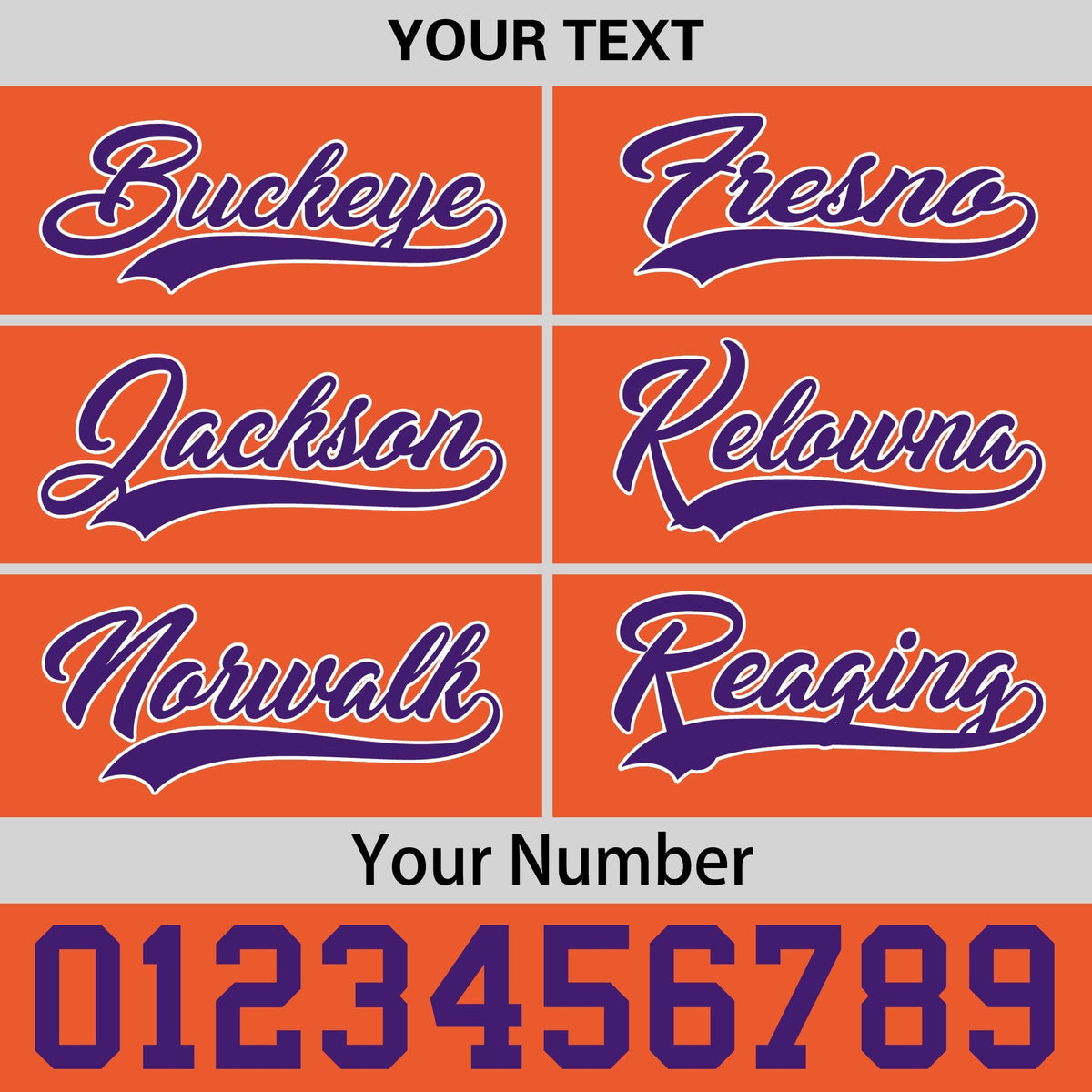 Custom Orange 3D Puff Embroidery Flat Embroidery Casual Sport Baseball Cap