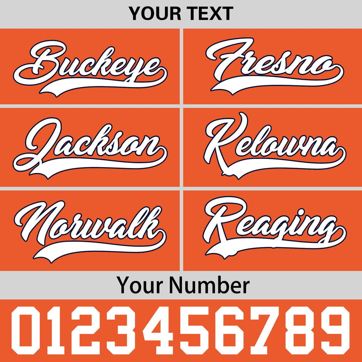 Custom Orange 3D Puff Embroidery Flat Embroidery Casual Sport Baseball Cap