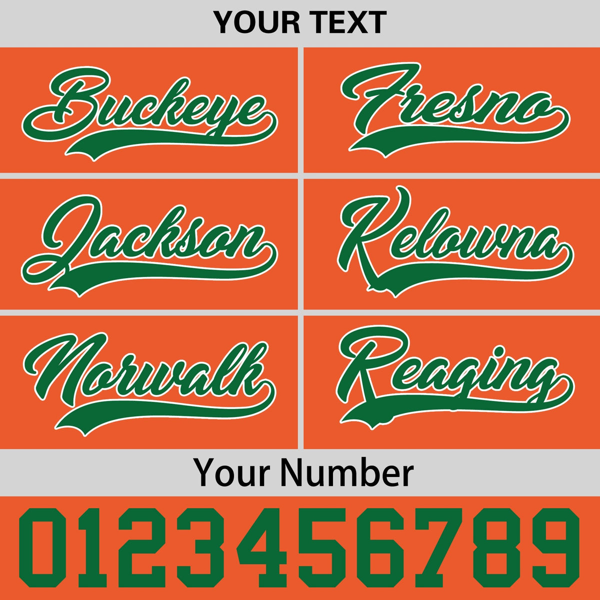 Custom Orange 3D Puff Embroidery Flat Embroidery Casual Sport Baseball Cap