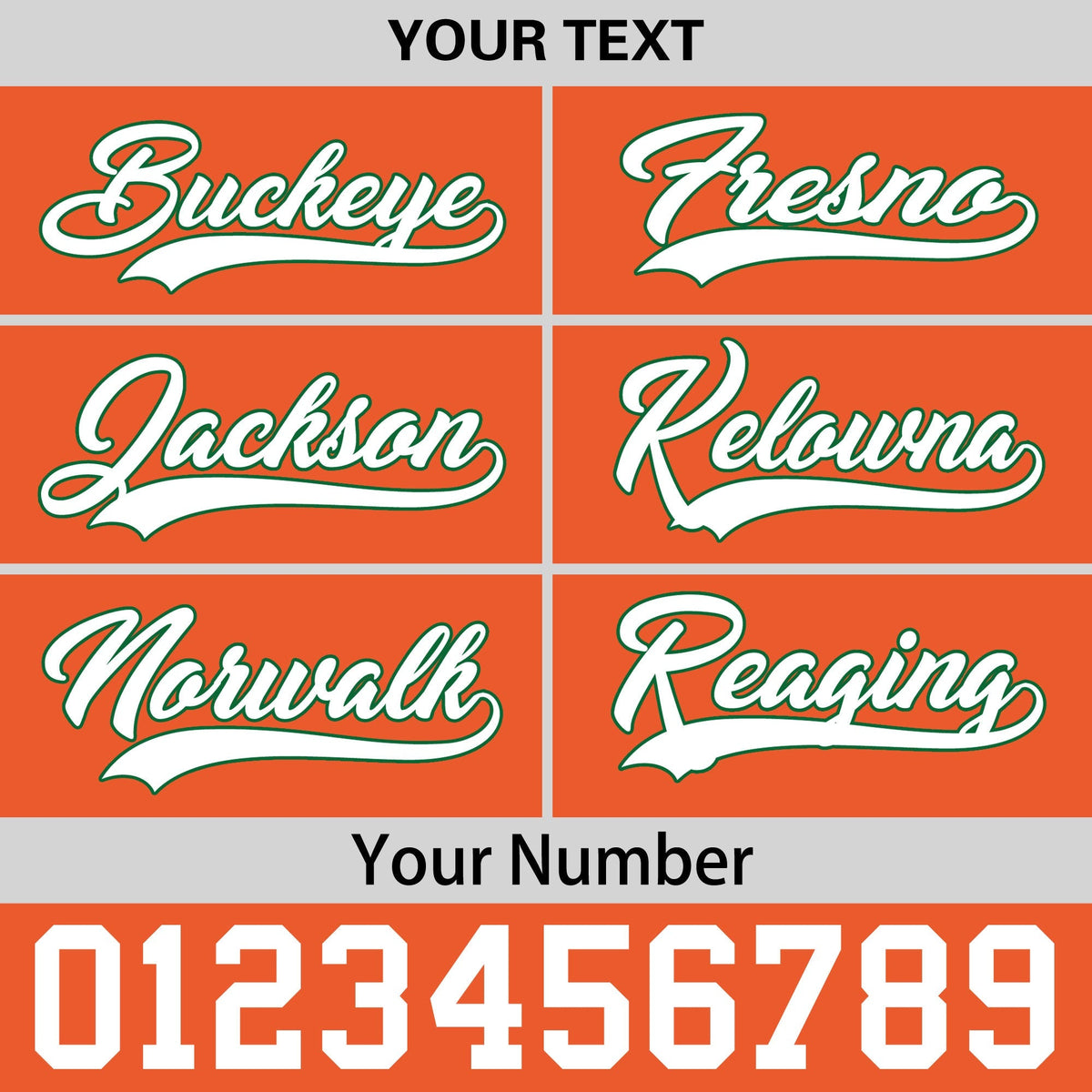 Custom Orange 3D Puff Embroidery Flat Embroidery Casual Sport Baseball Cap