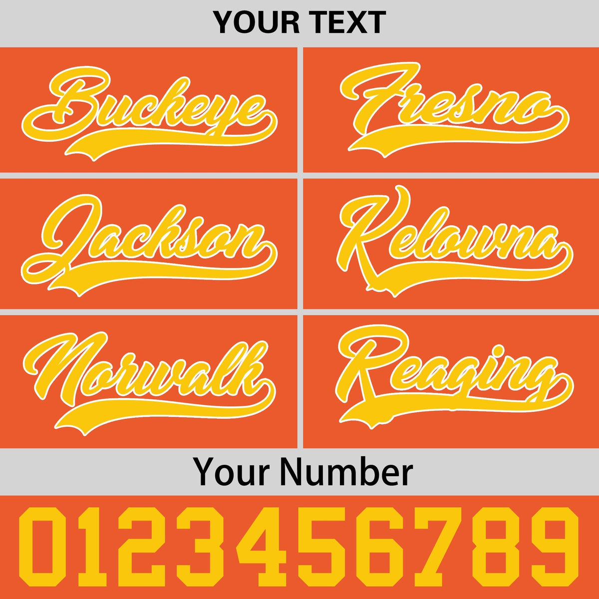 Custom Orange 3D Puff Embroidery Flat Embroidery Casual Sport Baseball Cap