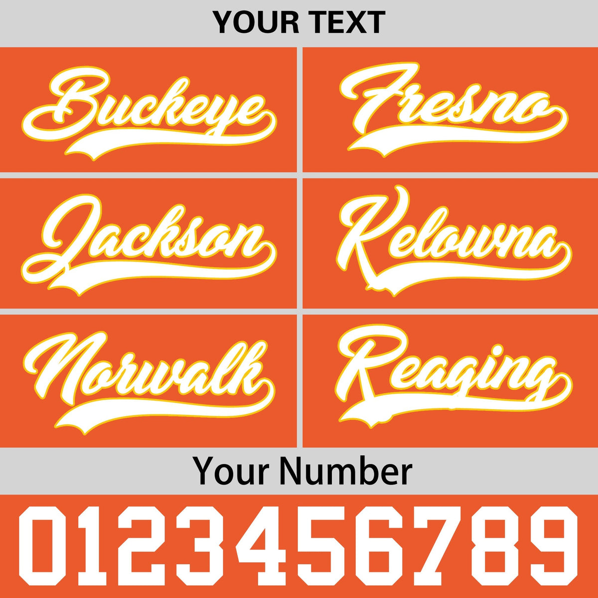 Custom Orange 3D Puff Embroidery Flat Embroidery Casual Sport Baseball Cap