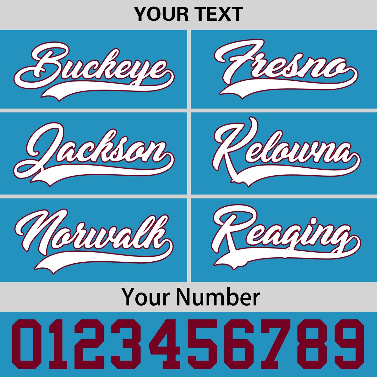 Custom Light Blue 3D Puff Embroidery Flat Embroidery Casual Sport Baseball Cap