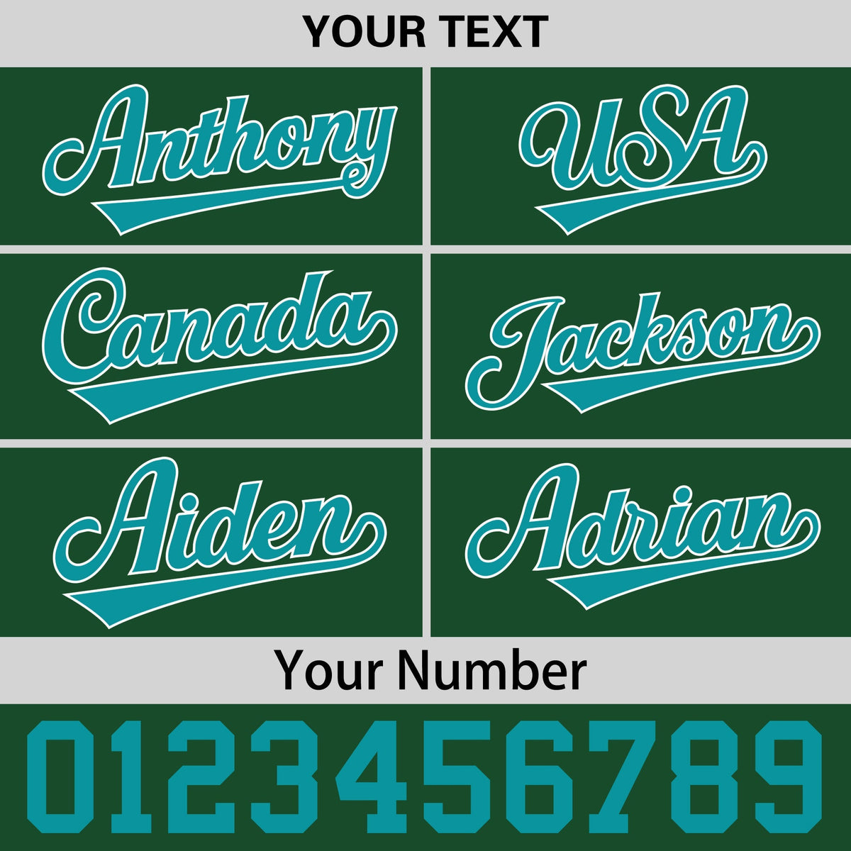 Custom Green 3D Puff Embroidery Flat Embroidery Casual Sport Baseball Cap