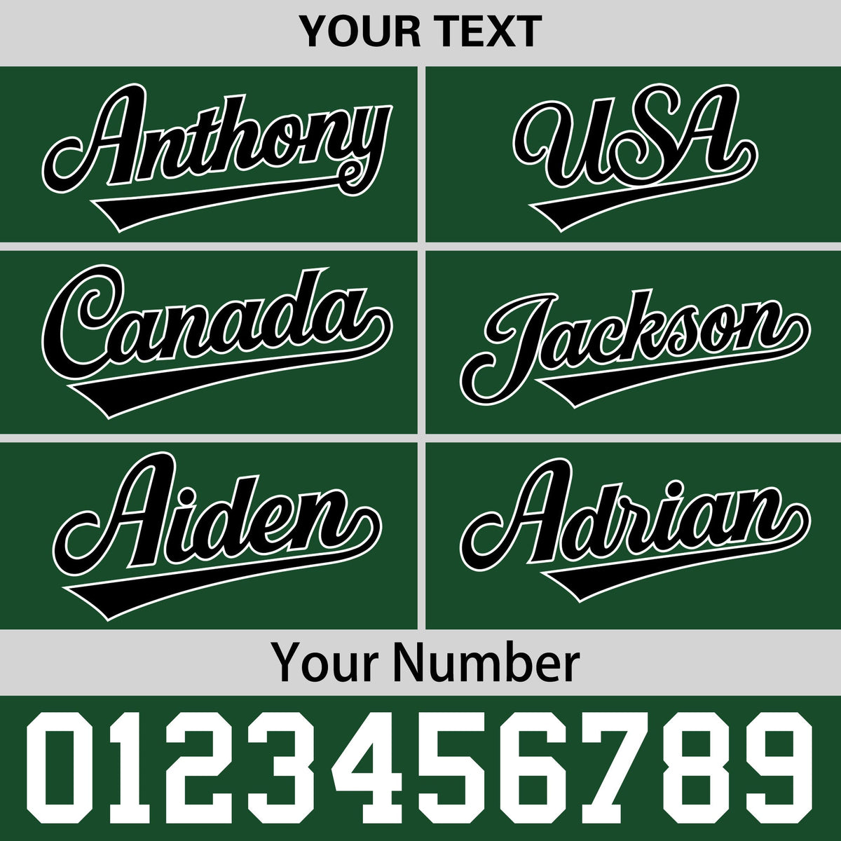 Custom Green 3D Puff Embroidery Flat Embroidery Casual Sport Baseball Cap