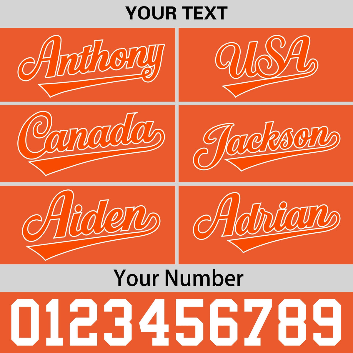 Custom Orange 3D Puff Embroidery Flat Embroidery Casual Sport Baseball Cap