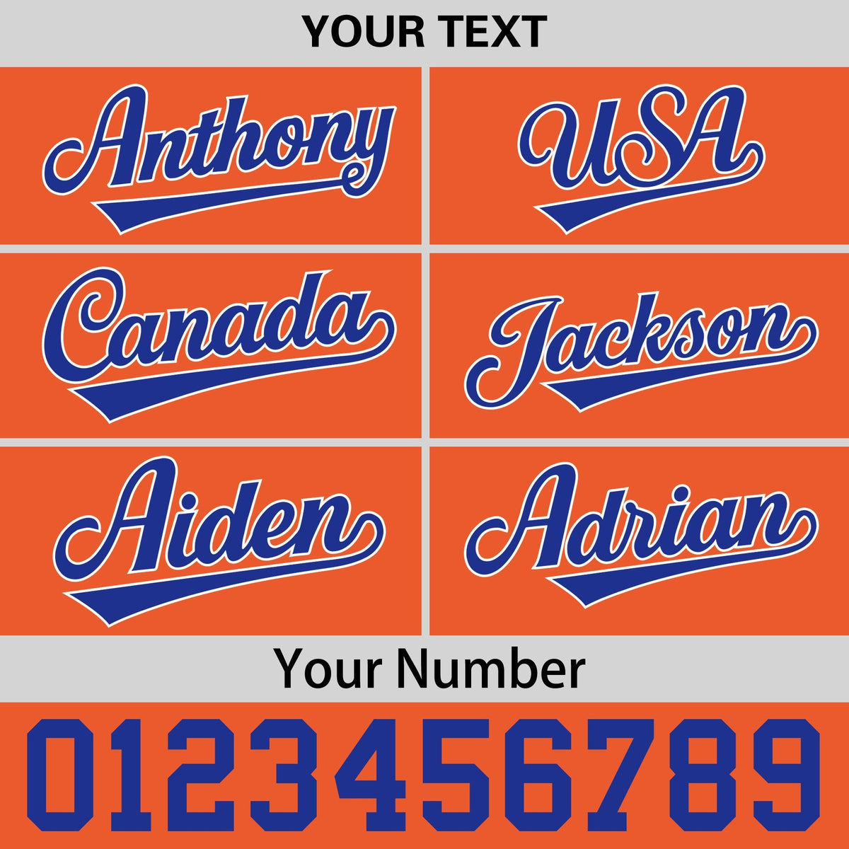 Custom Orange 3D Puff Embroidery Flat Embroidery Casual Sport Baseball Cap