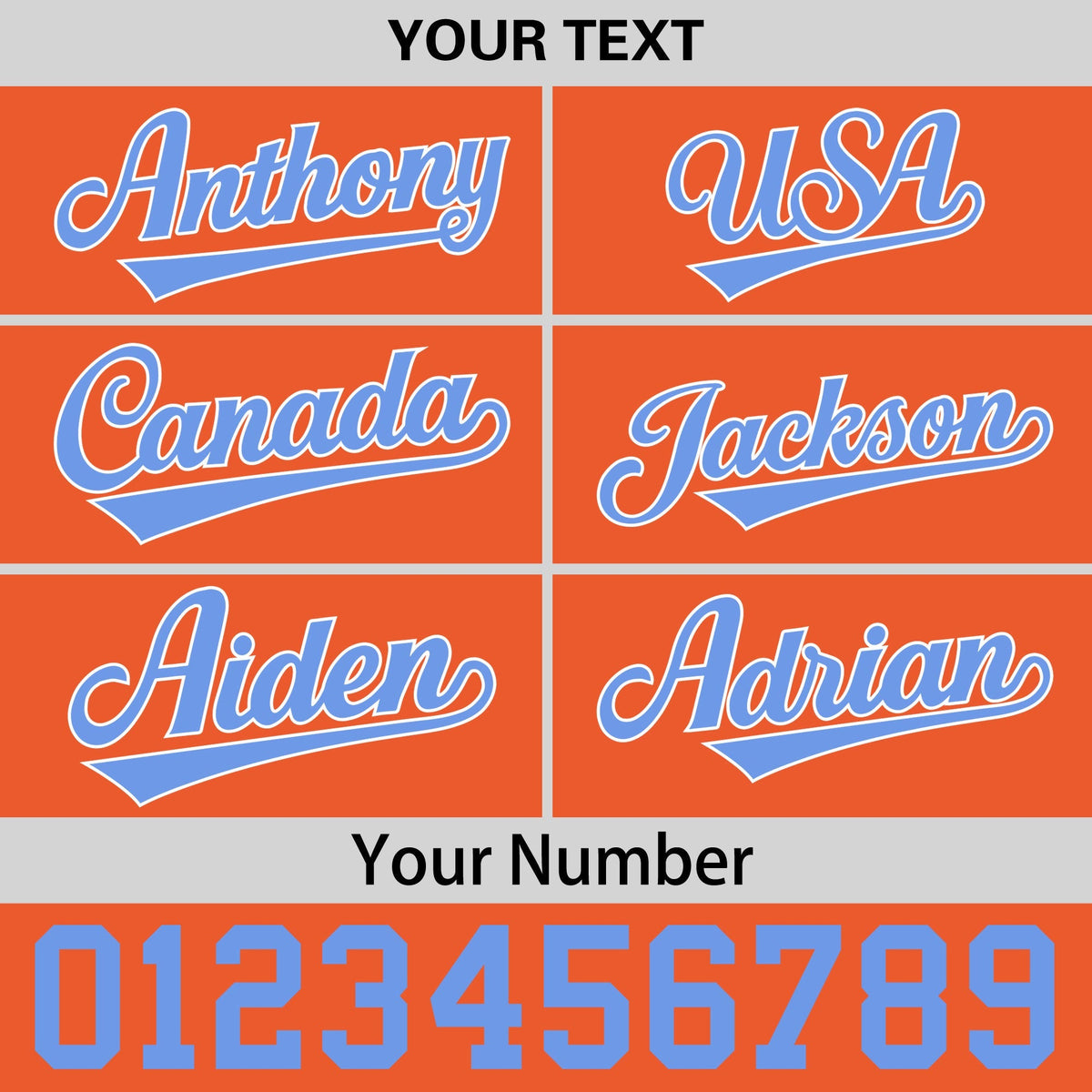 Custom Orange 3D Puff Embroidery Flat Embroidery Casual Sport Baseball Cap