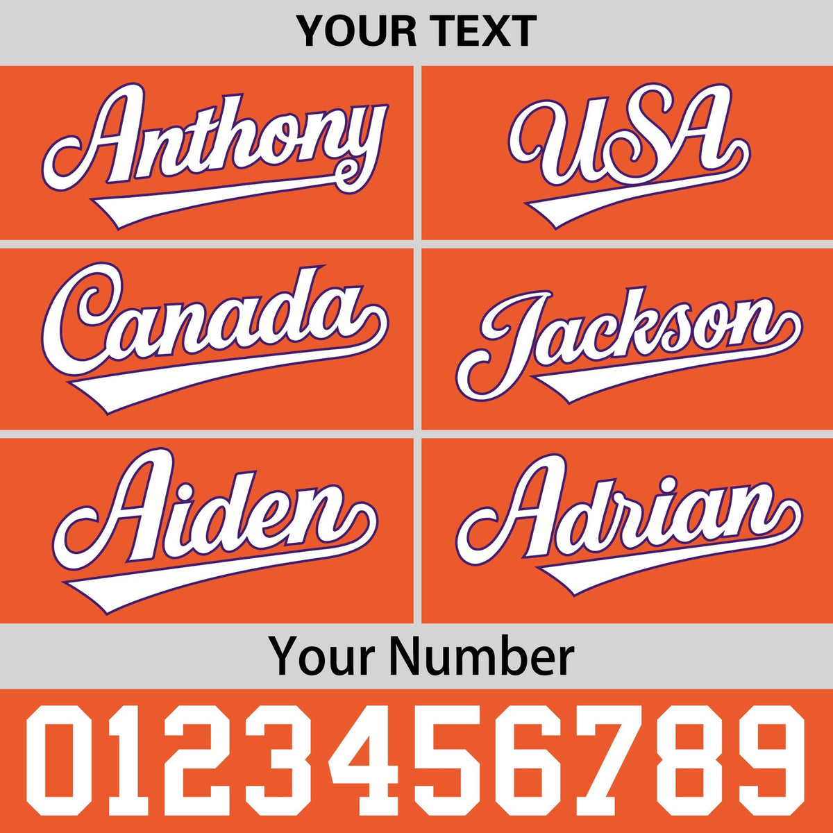 Custom Orange 3D Puff Embroidery Flat Embroidery Casual Sport Baseball Cap