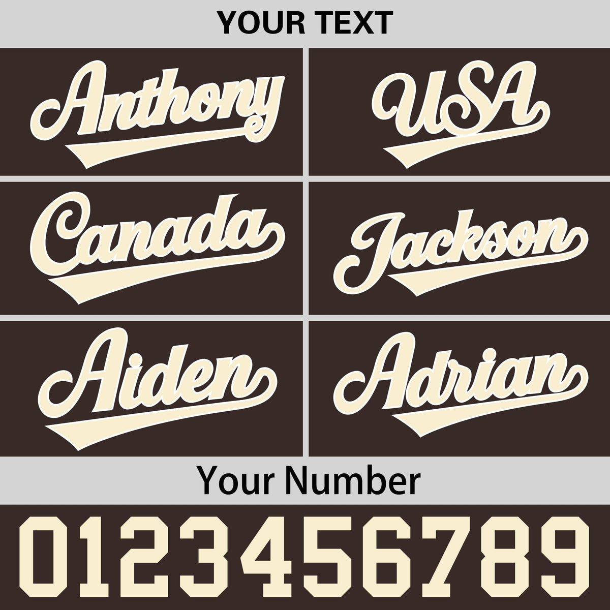 Custom Brown 3D Puff Embroidery Flat Embroidery Casual Sport Baseball Cap