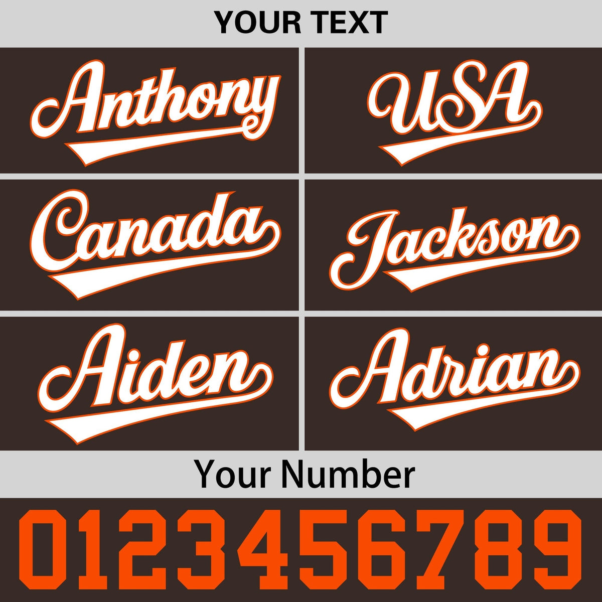 Custom Brown 3D Puff Embroidery Flat Embroidery Casual Sport Baseball Cap