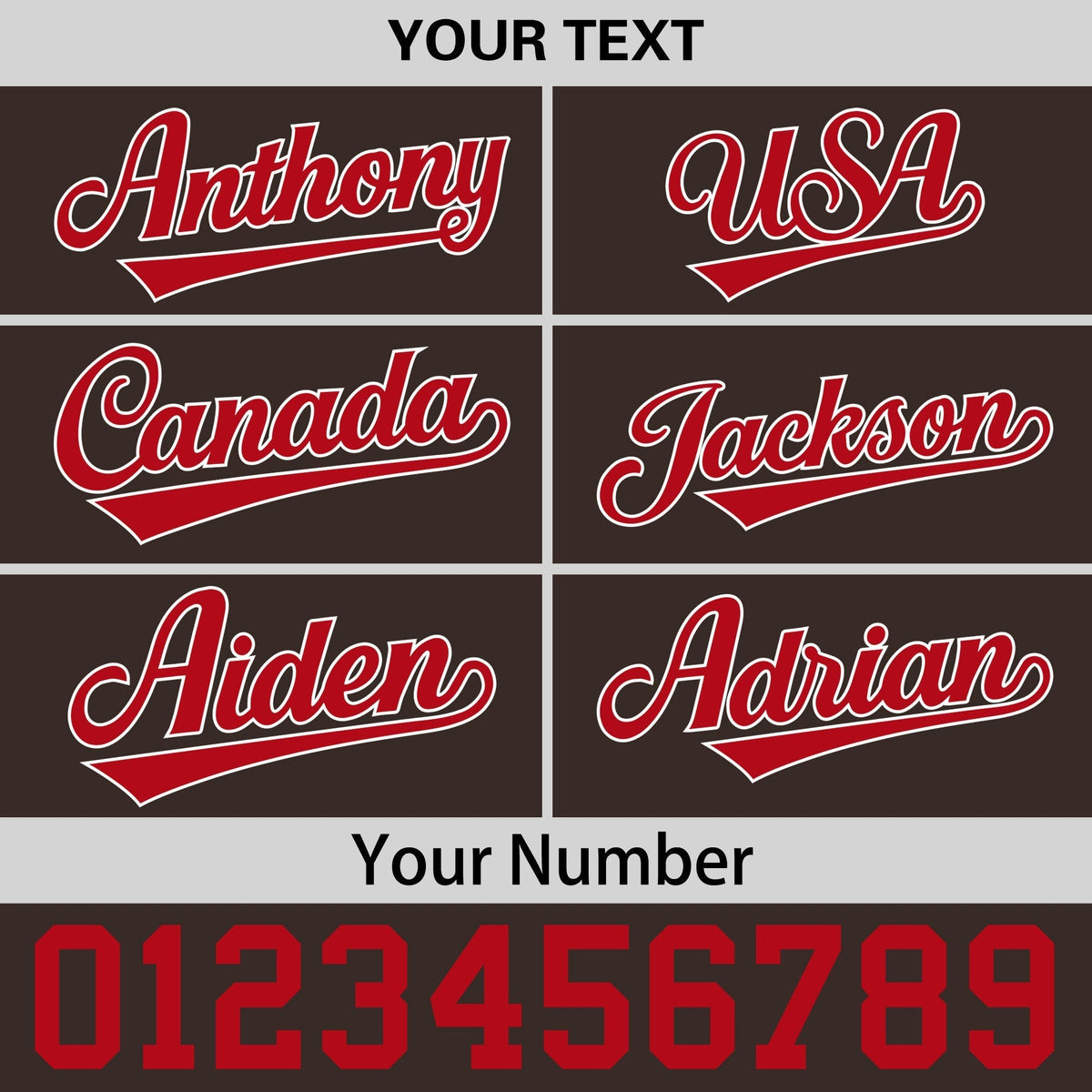 Custom Brown 3D Puff Embroidery Flat Embroidery Casual Sport Baseball Cap