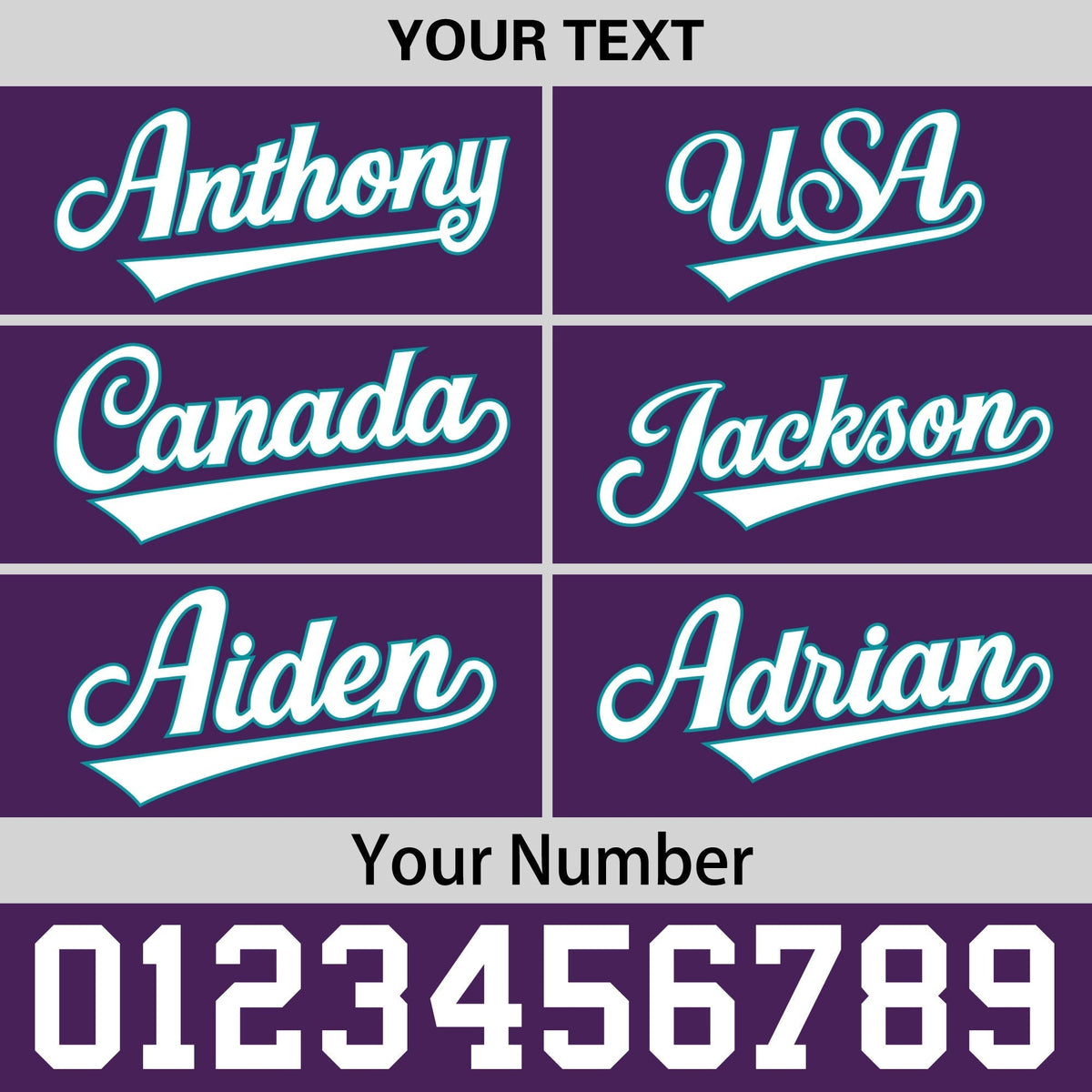 Custom Purple 3D Puff Embroidery Flat Embroidery Casual Sport Baseball Cap