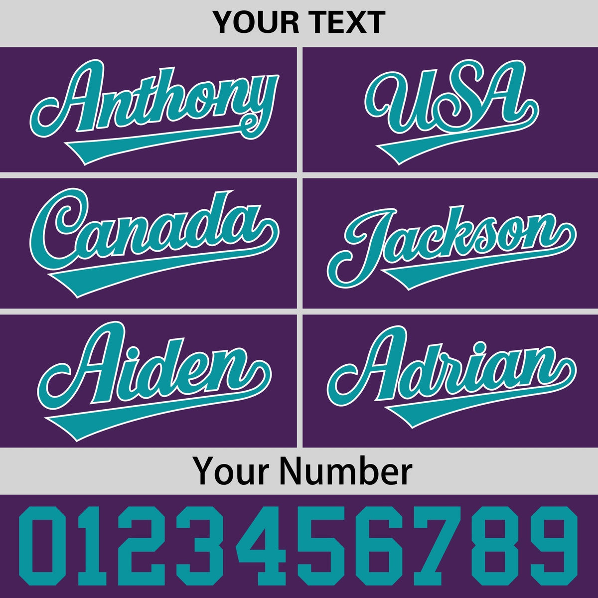 Custom Purple 3D Puff Embroidery Flat Embroidery Casual Sport Baseball Cap