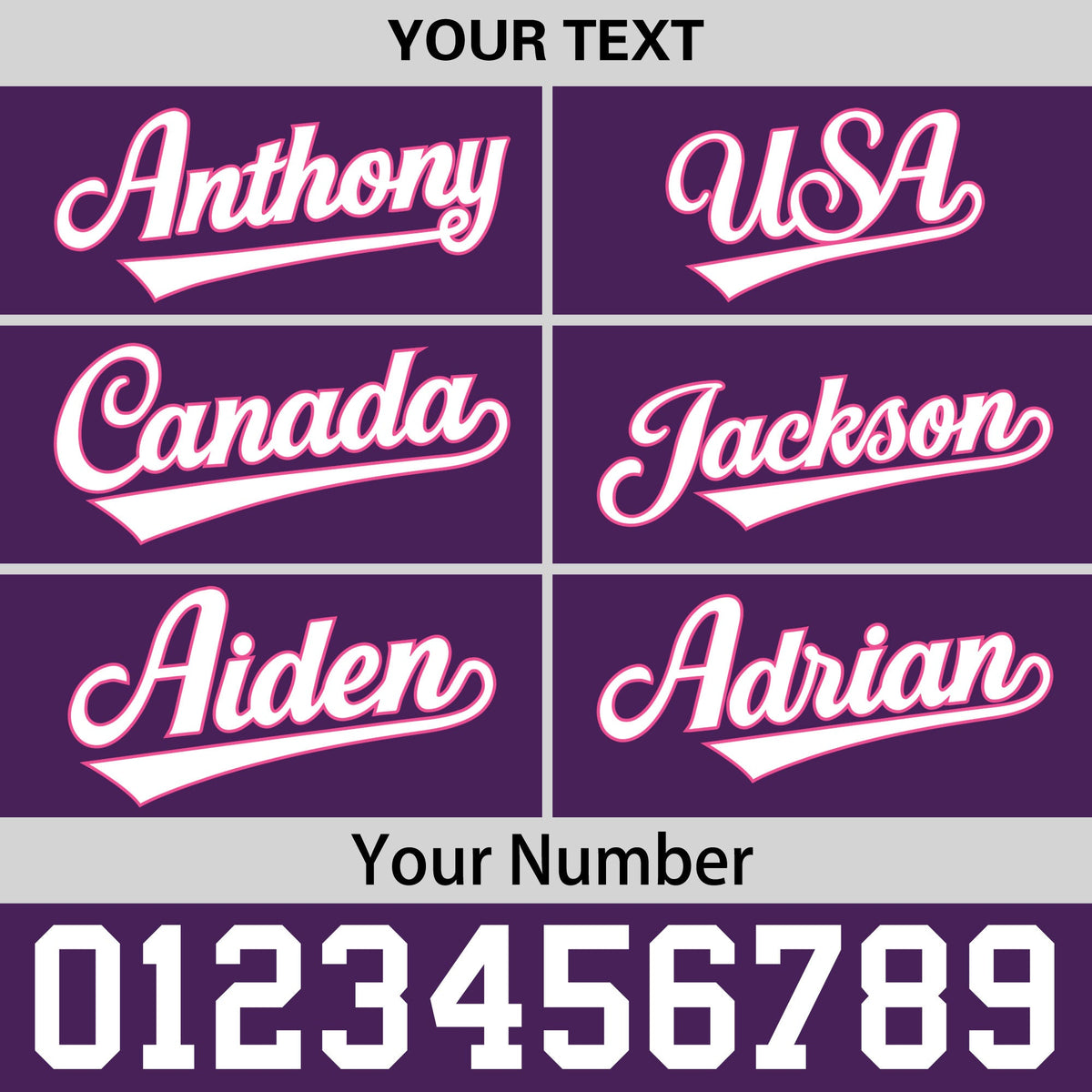 Custom Purple 3D Puff Embroidery Flat Embroidery Casual Sport Baseball Cap