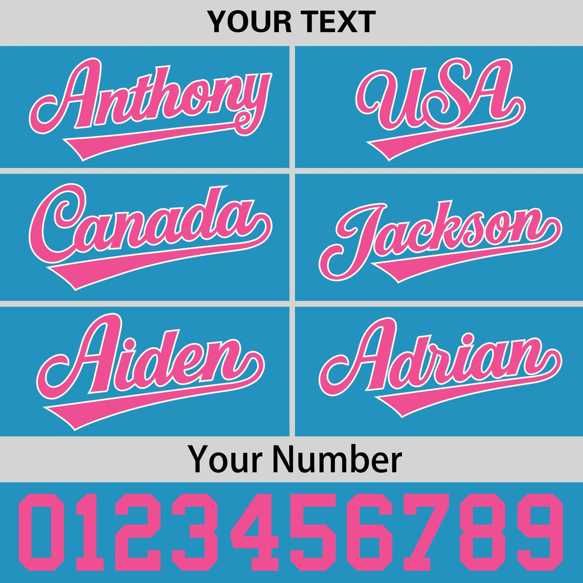 Custom Light Blue 3D Puff Embroidery Flat Embroidery Casual Sport Baseball Cap