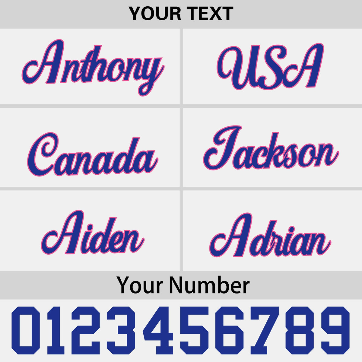 Custom White Royal Blue 41D Puff Embroidery Flat Embroidery Casual Sport Baseball Cap