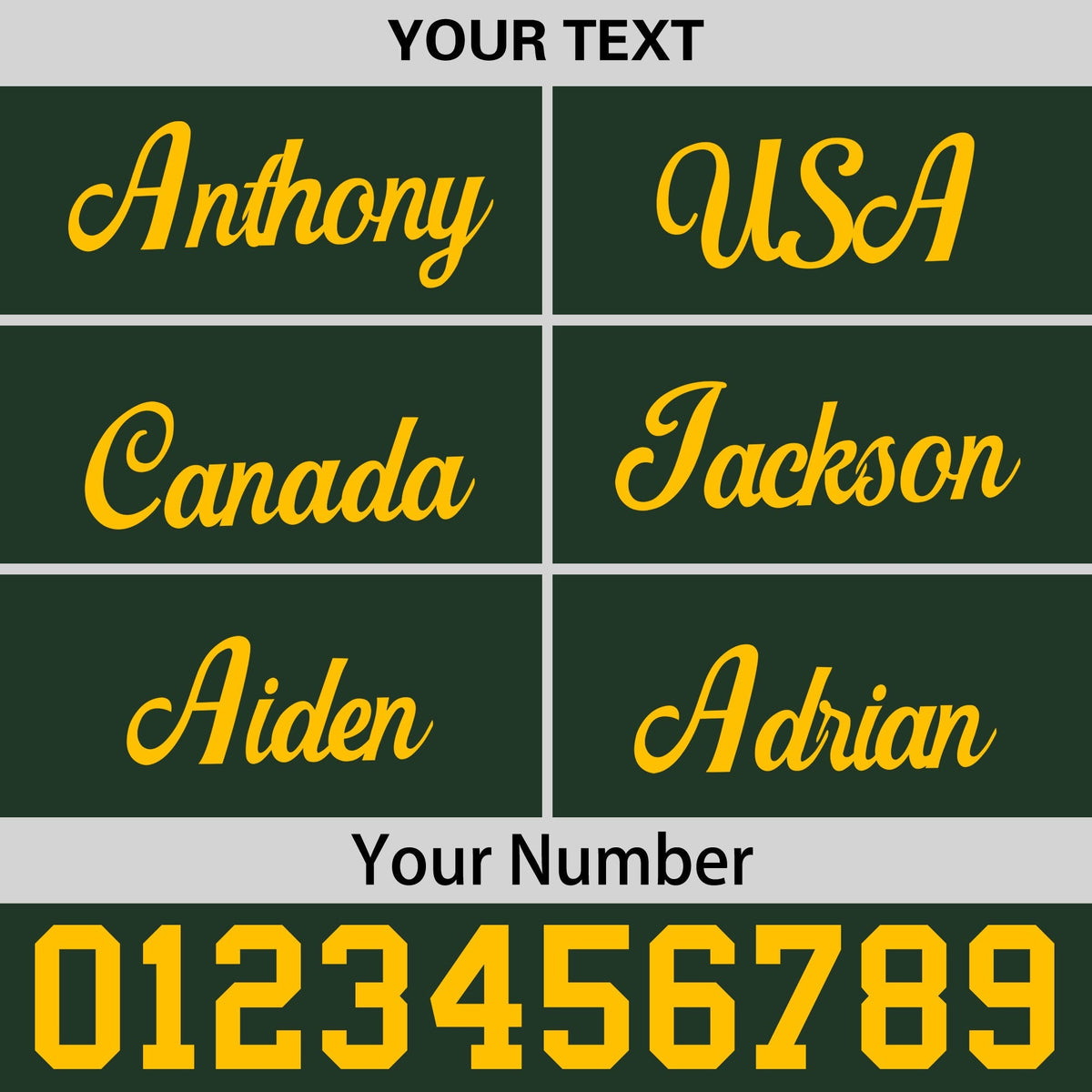 Custom Green Gold 3D Puff Embroidery Flat Embroidery Casual Sport Baseball Cap