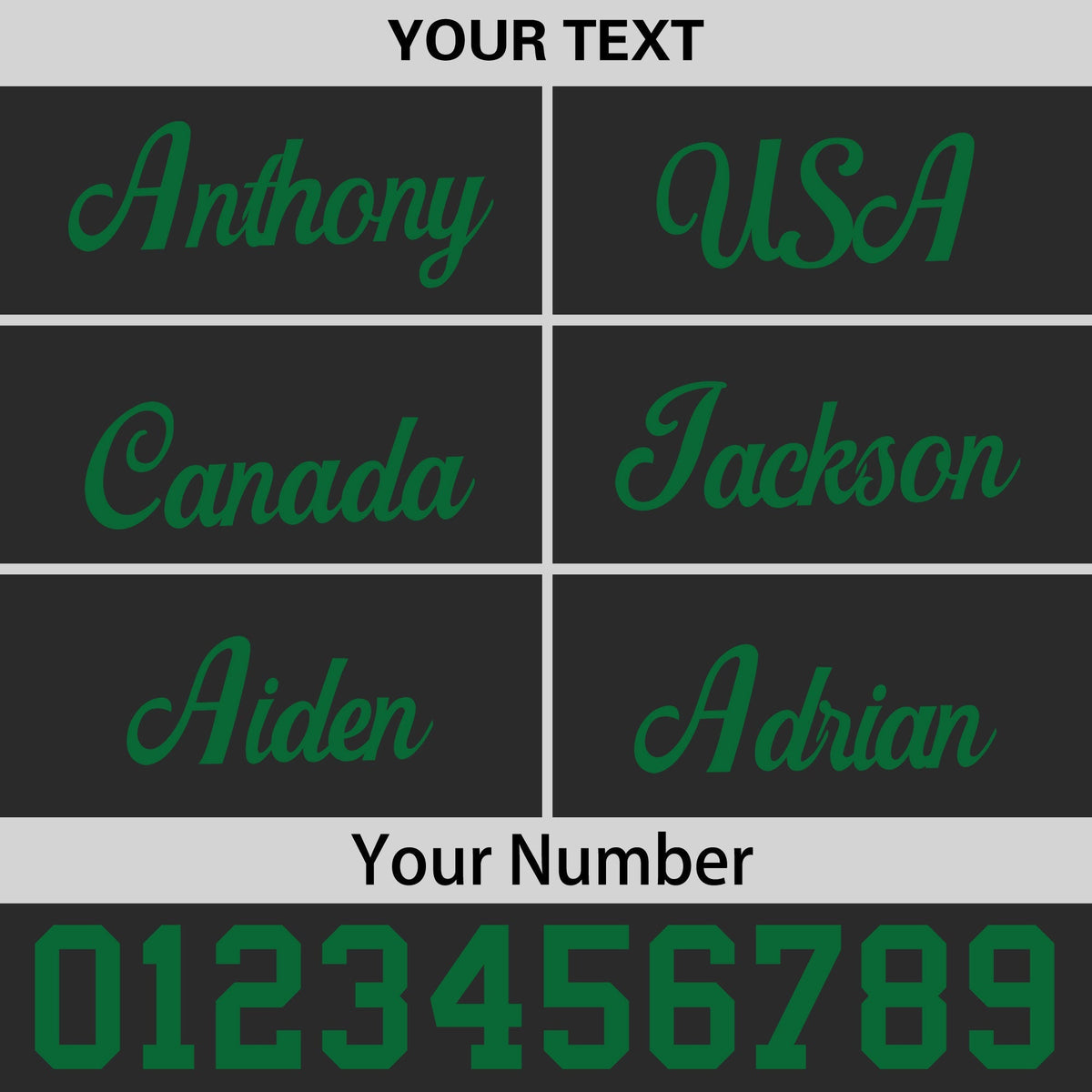 Custom Black Kelly Green 3D Puff Embroidery Flat Embroidery Casual Sport Baseball Cap