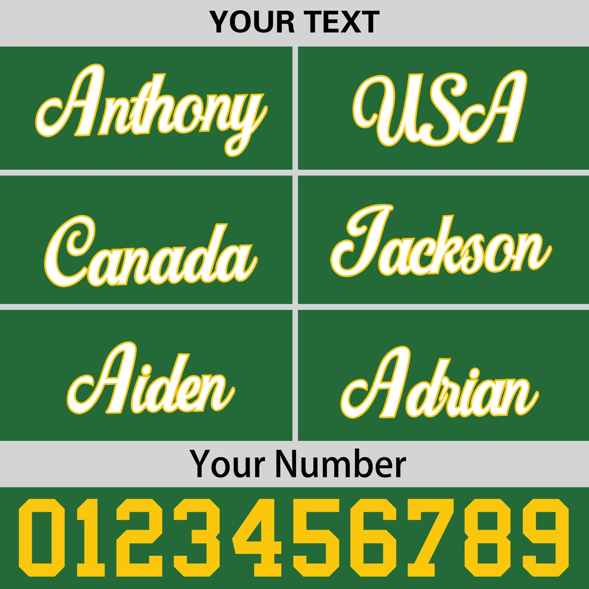 Custom Kelly Green Gold 3D Puff Embroidery Flat Embroidery Casual Sport Baseball Cap